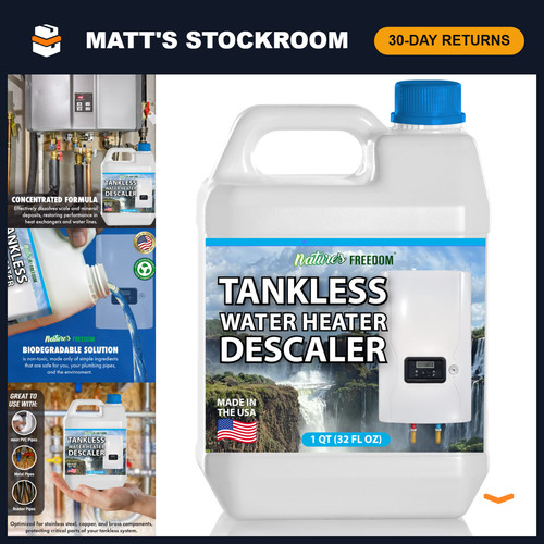 Tankless water heater flush - heater,