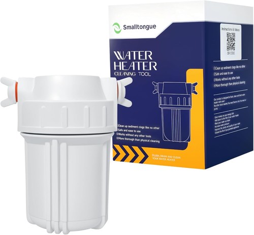 Water heater cleaning tool - water,