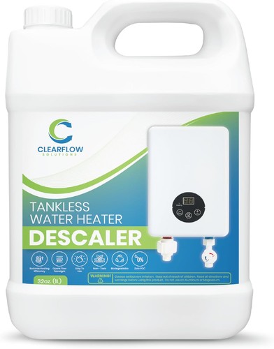 Tankless water heater descaler - water,