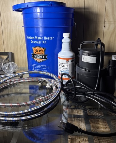 Tankless water heater descaler - water,