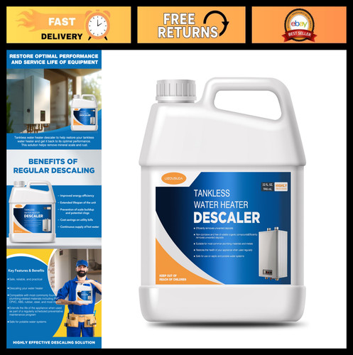 Tankless water heater descaler - tankless,