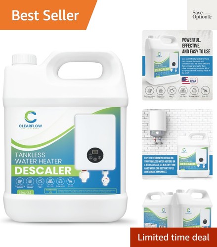 Tankless water heater descaler - water,