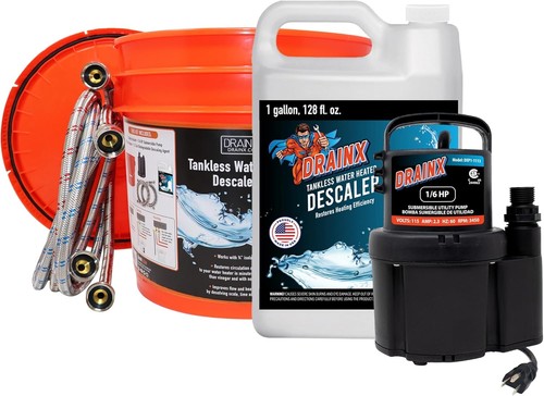 Tankless water heater - tankless, flush