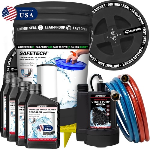 Tankless water heater - water, flushing